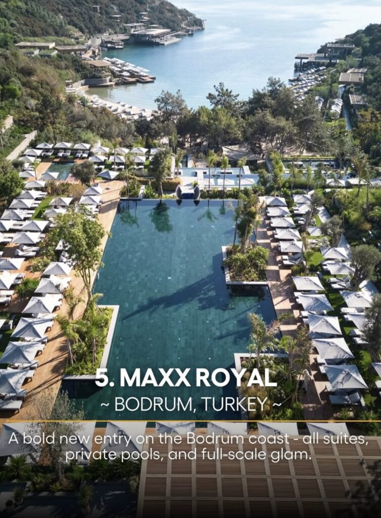 Greece Leads Global List of Best New Beach Hotels for 2025 Maxx Royal Modrum Turkey
